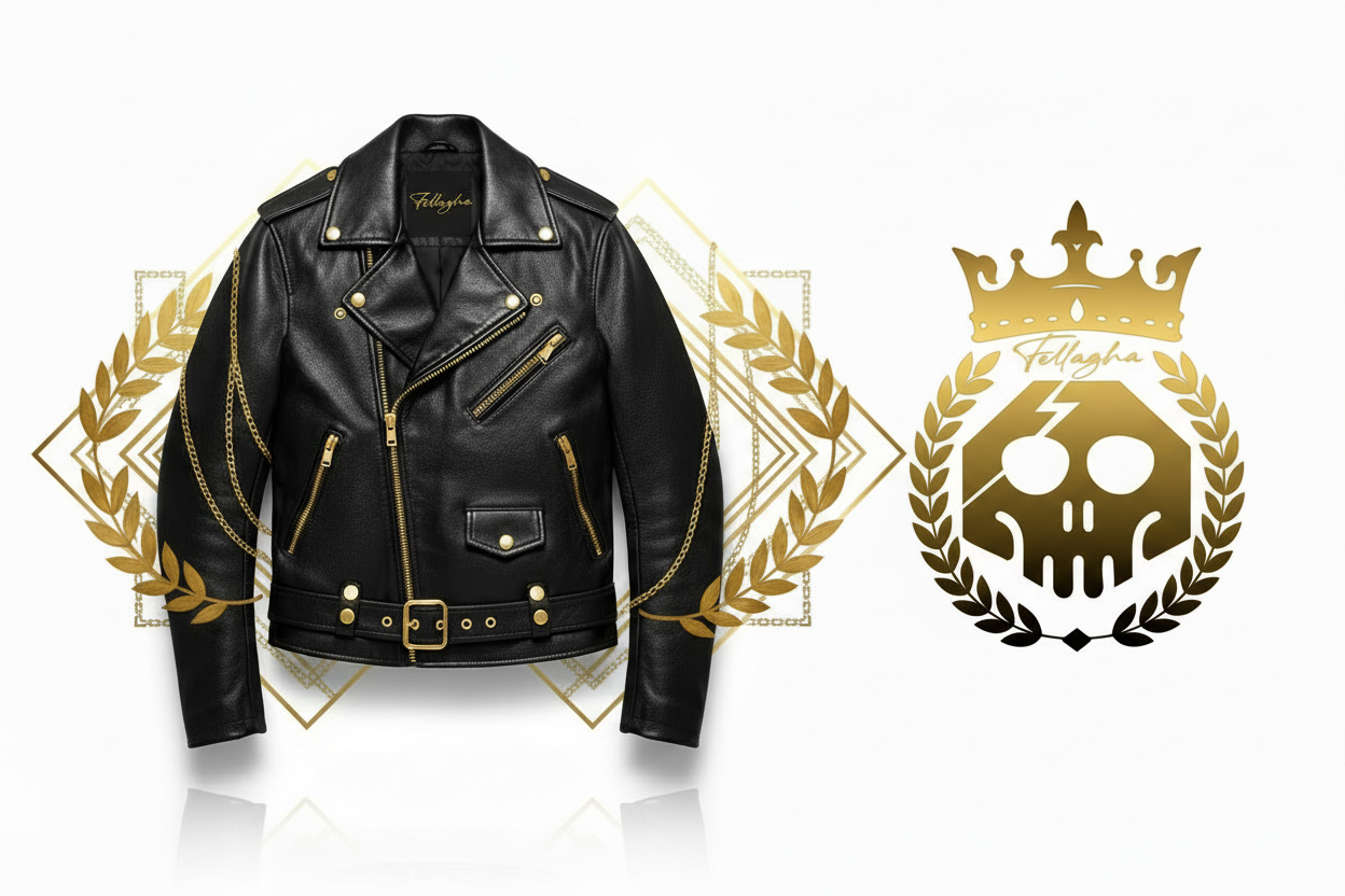 Veste Fellagha avec étiquette de marque